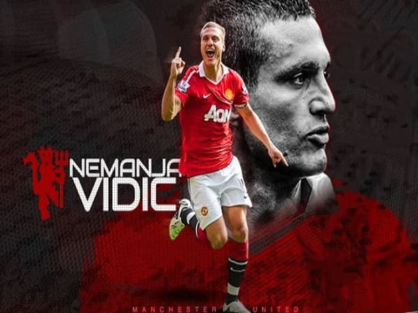 Nemanja Vidic (2006-2014) là 1 trong những hậu vệ MU huyền thoại